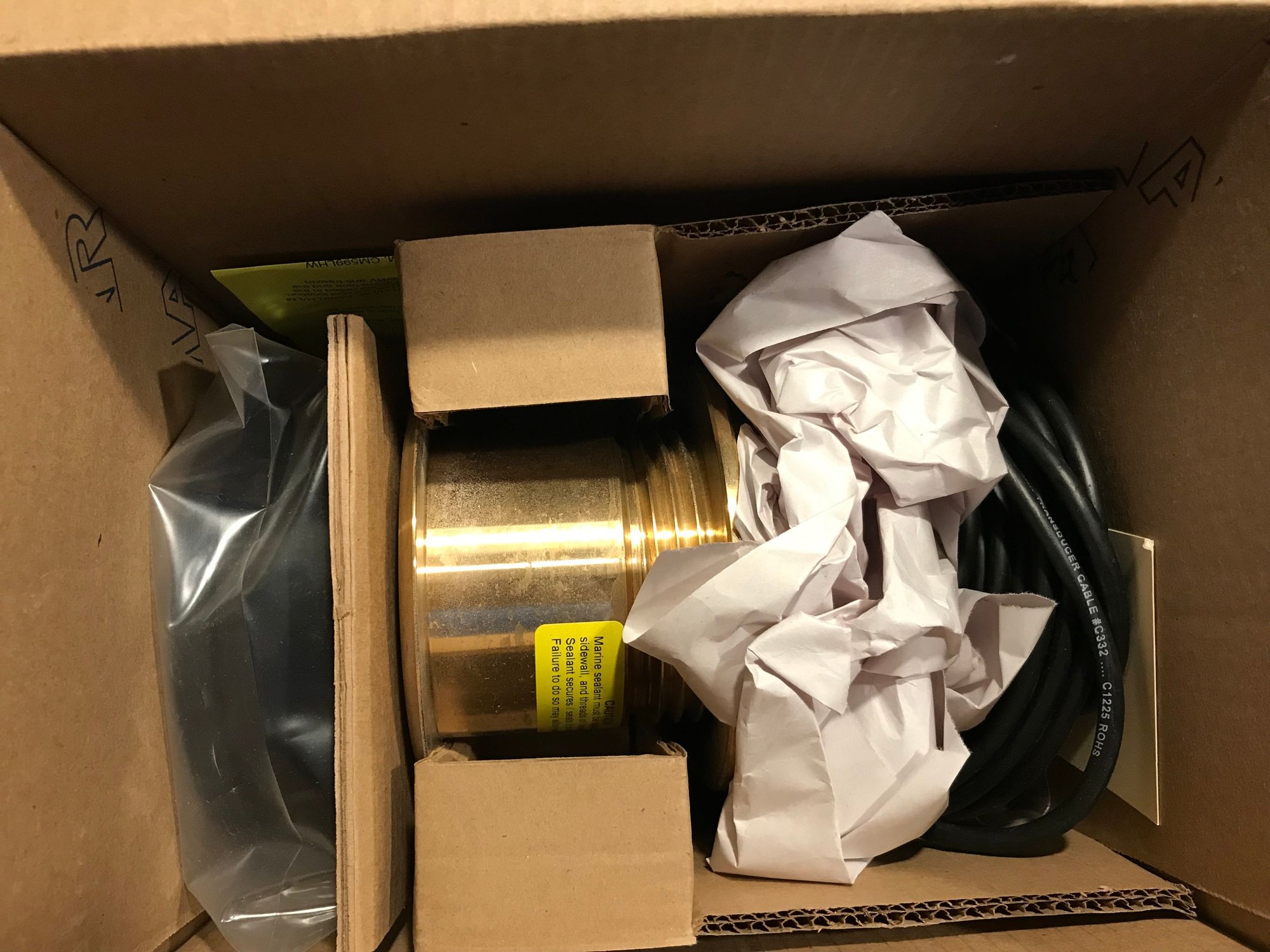 Airmar B175M 20° tilt chirp transducer BNIB The Hull Truth Boating