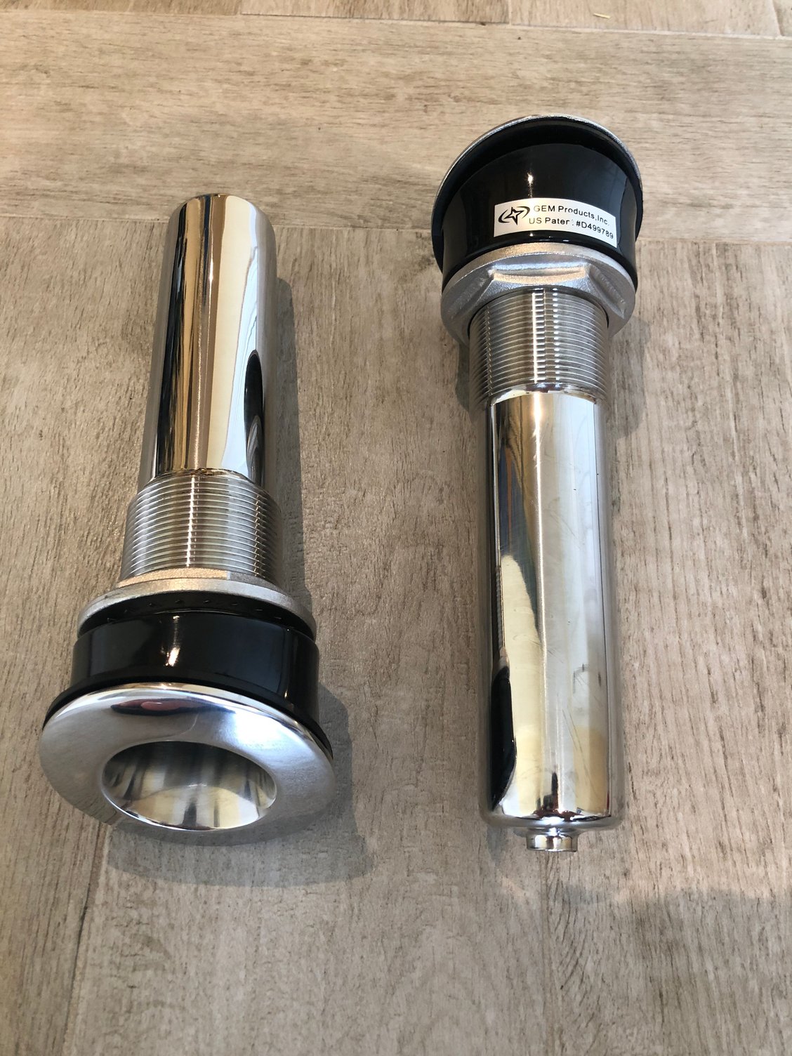 SOLD Gemlux 15* stainless screwless rod holders The Hull Truth