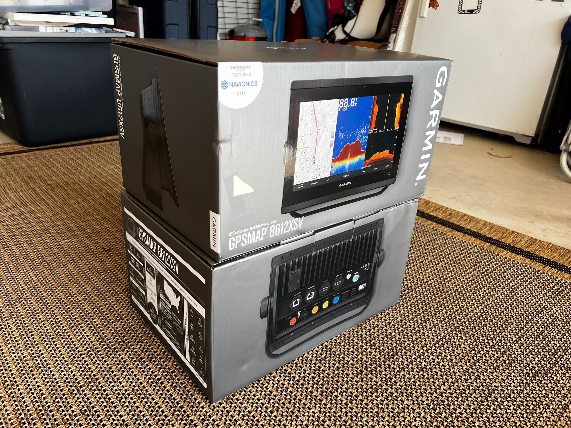 (2) Garmin 8612 XSV, new in box 3500.00 The Hull Truth Boating