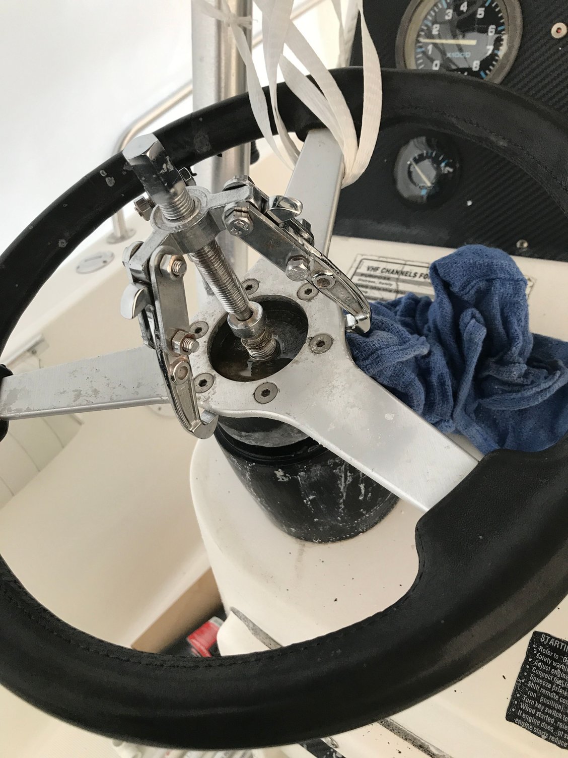 Removing steering wheel The Hull Truth Boating and Fishing Forum