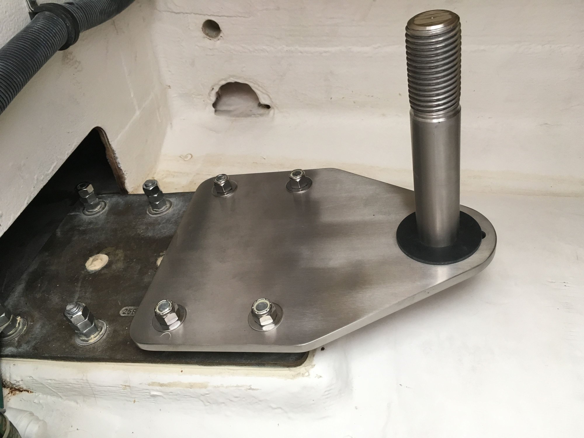 Tiara 3800 open spare props holder The Hull Truth Boating and