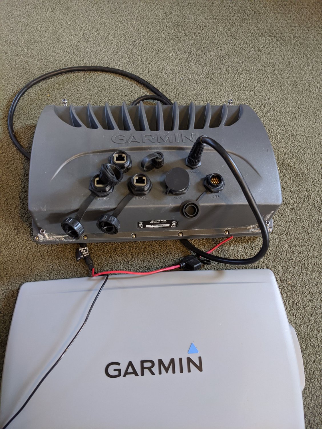 Garmin 4212, HD Radar, Sounder module, GPS/XM pucks - The Hull