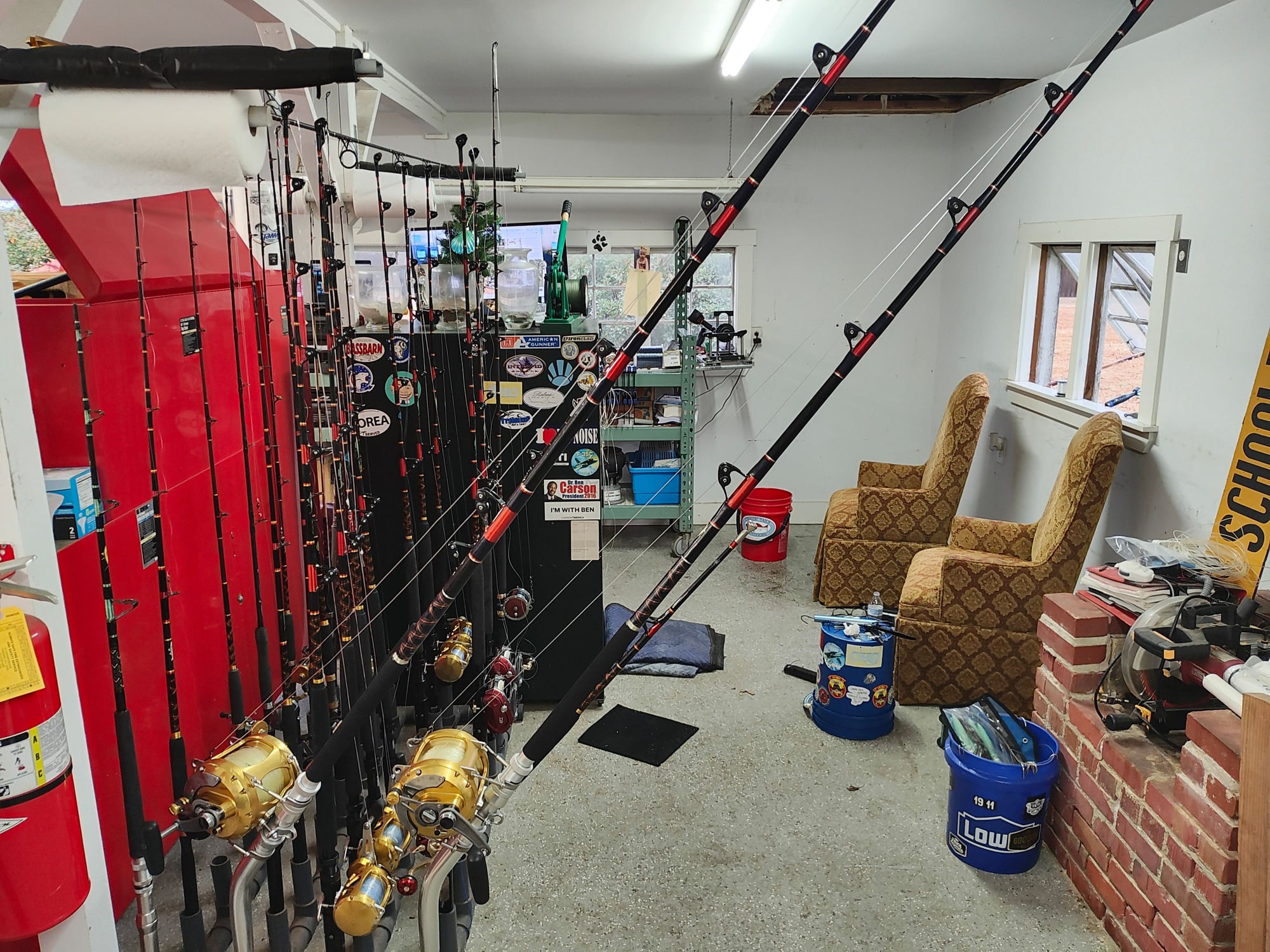 Garage rod/tackle storage ideas? - The Hull Truth - Boating and Fishing  Forum