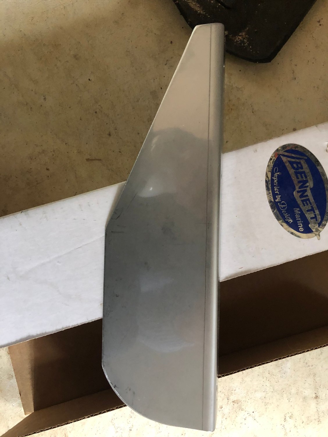 Pair of drop fin trim tab extenders The Hull Truth Boating