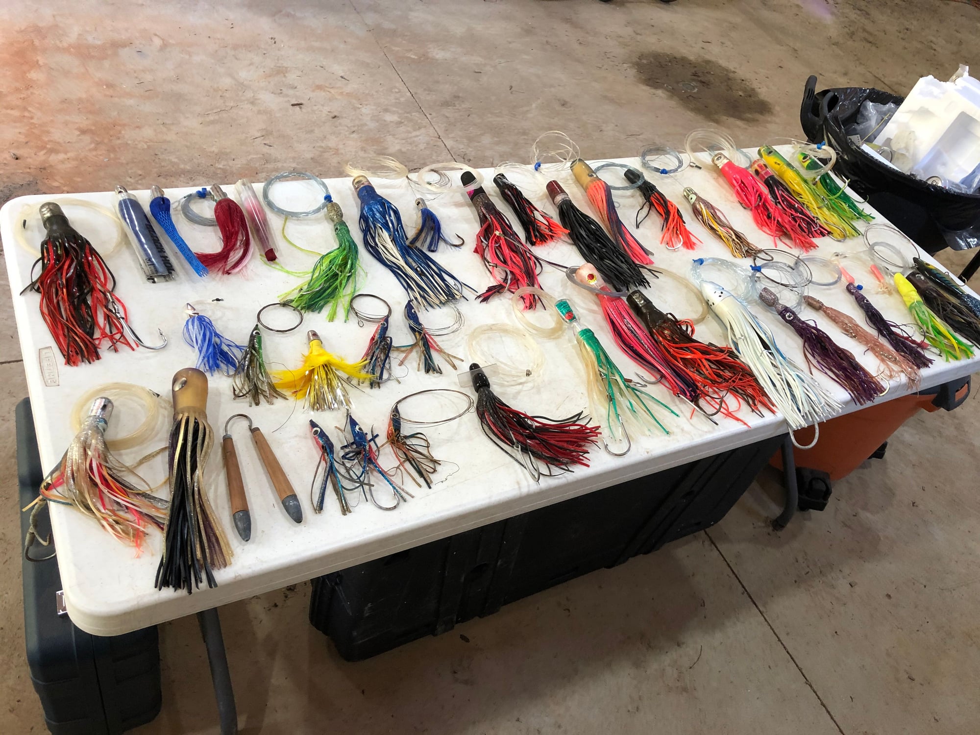 Offshore Trolling Lure Lot, Big and Small, Lure Bags Included