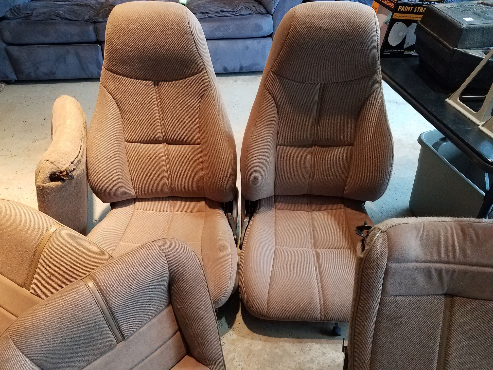 4th gen beige Camaro seats full set (IL) - Third Generation F-Body