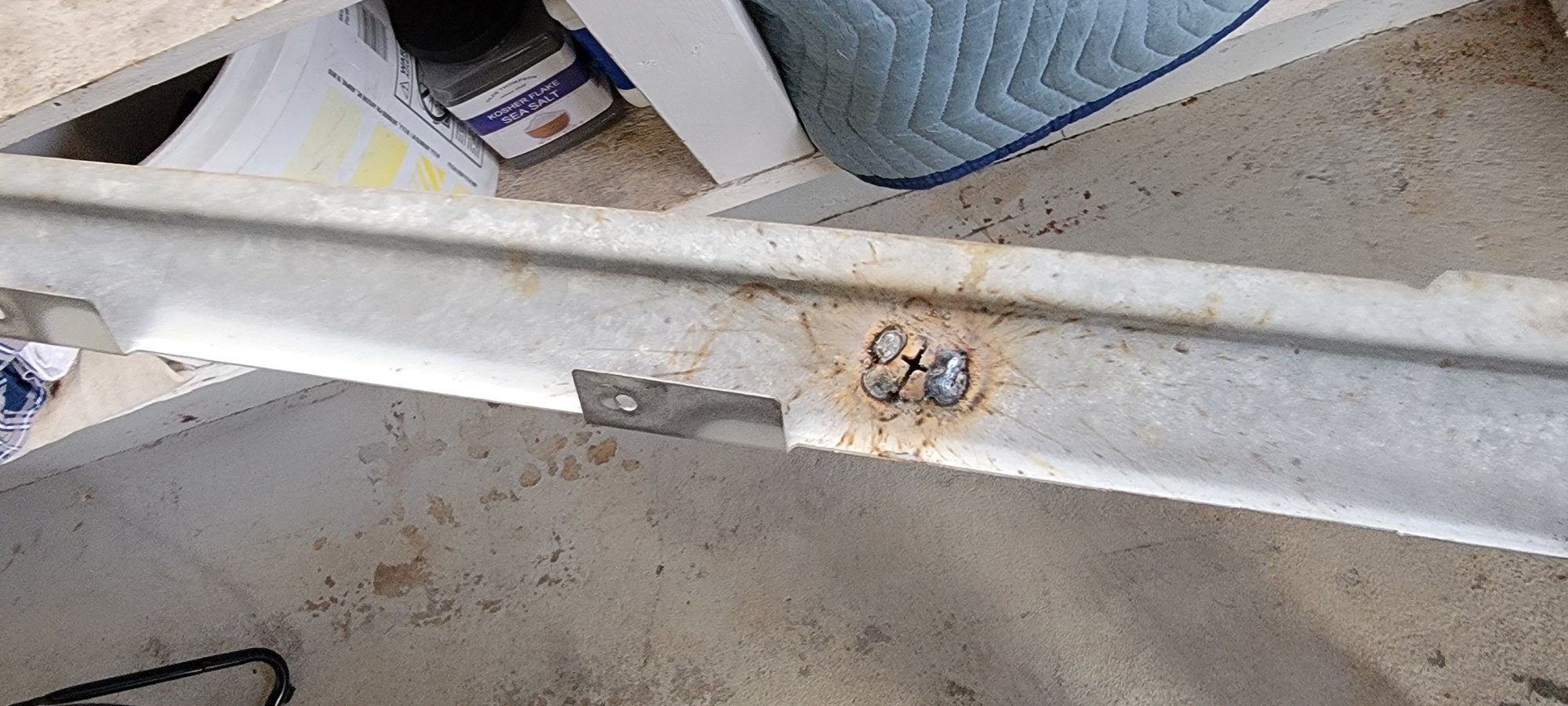 Welded in replacement stud