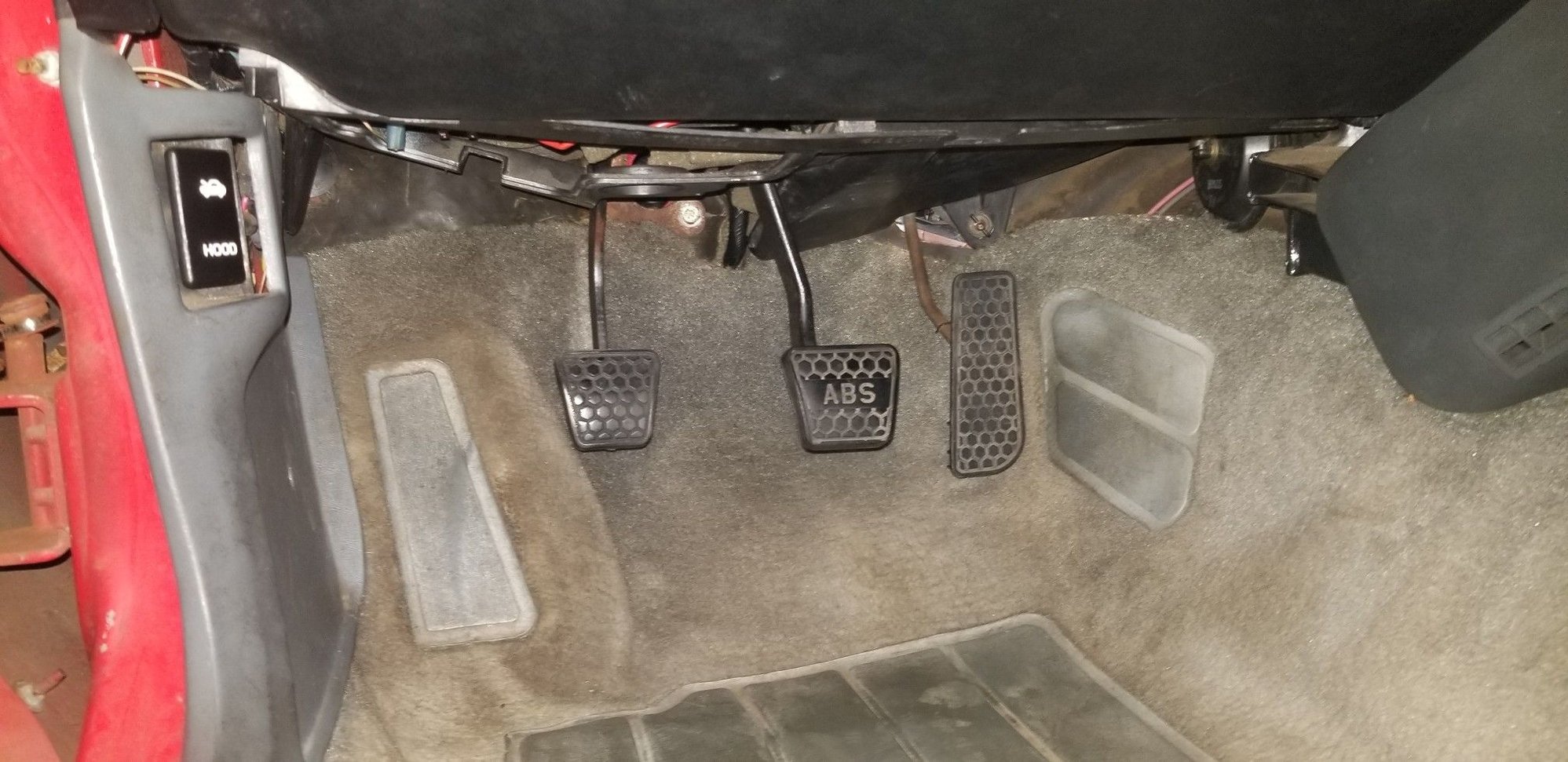 This is the height where my clutch pedal ended up.  Very short, but this is where it wants to sit!  Be careful not to adjust based on height, youll risk damaging your HTOB if it has too much throw!