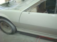 Door to fender sealed in.