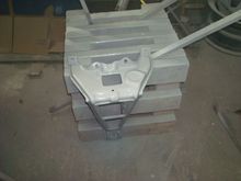 Sprayed in gray epoxy.