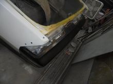 Test fitting the bumper cover off the parts car. 