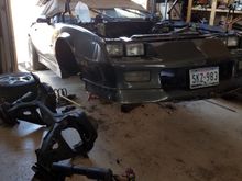 Old kmember out. Ready for LS power.