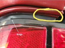 I wanted to see THIS angle where you can see the overspray on the seal, under the lip of the quarter
