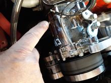 This black wire is the only wire on the compressor