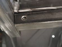 Rosette welds were done with the setup on the car to ensure all the minor angles needed are locked in. Welding upside down sucks. 