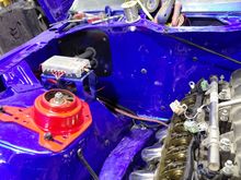 3 more wires and engine bay will be ready.