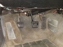 This is the height where my clutch pedal ended up.  Very short, but this is where it wants to sit!  Be careful not to adjust based on height, you'll risk damaging your HTOB if it has too much throw!