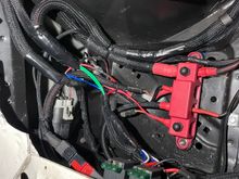 Made my old battery location the power distribution block. I know it looks like a lot wires but I enjoyed making all of it. 
