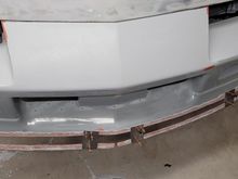 Sliced the lower spoiler 