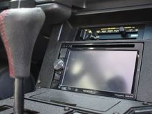 A better shot of the double din install