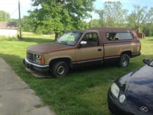 Donor truck we (my brother and myself) picked up for a good deal. Good shifting 700r