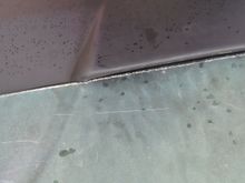 Right side hood clearance, or lack off.