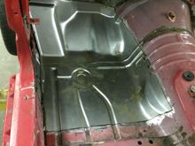 Burn in the goodmark pan. Donor car was not usable, rusted as well. Surprise Surprise