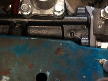 Two things 1. I need to degrease the car badly. 2. You can see where turn one removes the 4th ear on the saginaw 600 box.  I think other companies (DSE) leave it on and you have to cut it off, so this is a good reference point