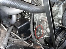 Mounting holes in block