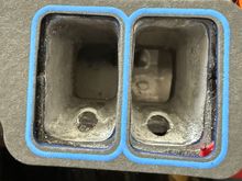 Before porting overlayed with a 1205 gasket.