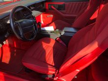 Interior pic before wreck. Nothing was harmed but the steering wheel airbag did deploy. 