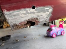 My rust spot to patch