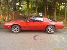 Before Restoration and After Polish and Restore Application 1985 Camaro Sport Coupe Side