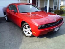 Wifes New 2010 Doge challenger 

well at least my Thirdgen will be faster !!