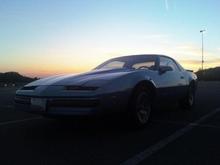 Firebird at sunrise