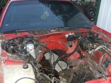 008 V6 out.. dirty and messy, love that grease and oil huh..