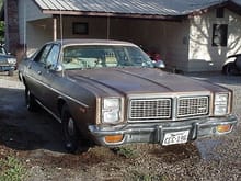 The other car I drove while restoring my Chrysler. This is a 1978 Dodge Monaco CHP Car with the A38 pursuit package. 440 Magnum.