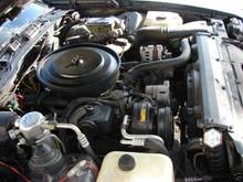 305 TBI Engine. Nice engine needs a good washing though.