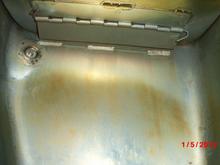 Canton oil pan Trap Door