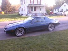 My Camaro, bought it for $1200, 1 owner car(woman), garage kept since new, 118k miles, deal of a lifetime!

as you can probably tell i swapped the wheels/tires from the z28