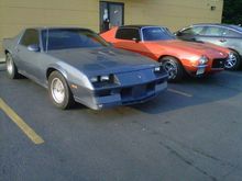 mine next to my dads. theres a great story behind both these cars. ask me ill share