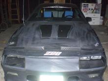 the previous owner did somthing to the paint. IDK?