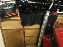 Stock 700r4 rebuilt, new sun gear, corvette servos and shift kit with a prothane mount