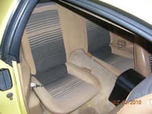 Original interior rear seats