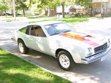 1980 Chevy Monza w/ 350 and narrowed 9 in. Ford, 4 link rear suspension
