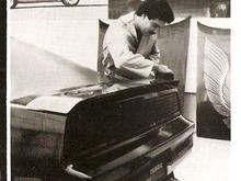 Refining the rear spoiler. Note the "Turbo" on the plate, indicating the abandoned Turbo engine.