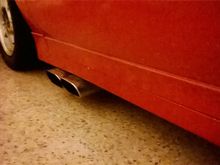 Passenger's side exhaust, included.