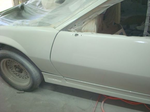 Door to fender sealed in.