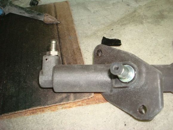 Fitting locked in place.