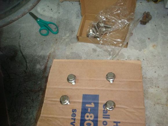 I never had the front sway bar bolts and couldnt find the rear ones so bought new stainless ones.